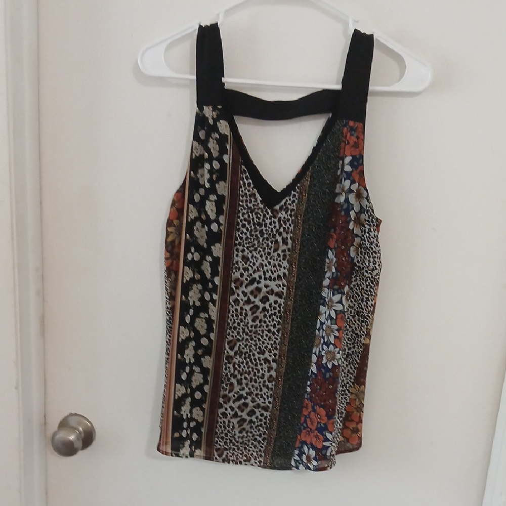 DR2 Women's Multicolor Patterned Tank Top
